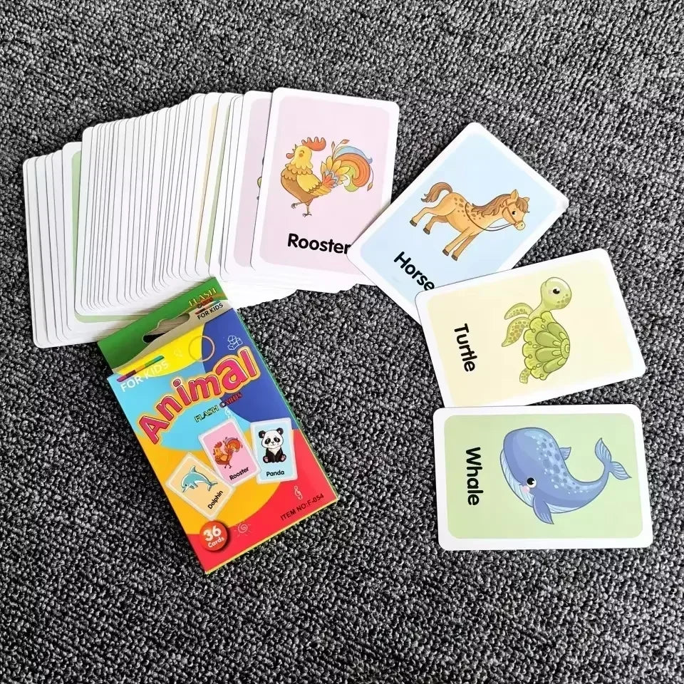 Karty edukacyjne dla dzieci 36 szt.