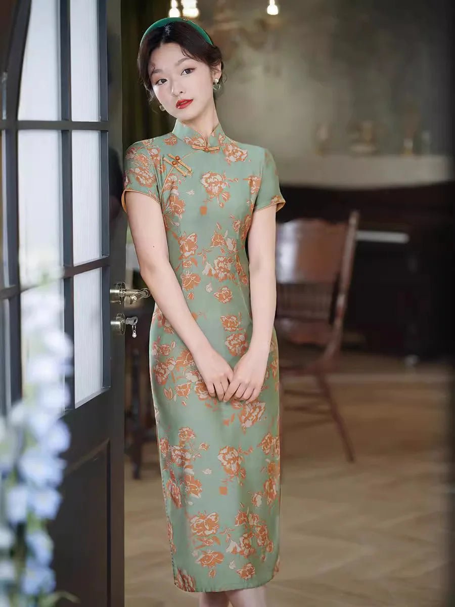 Letnia sukienka Qipao 2024
