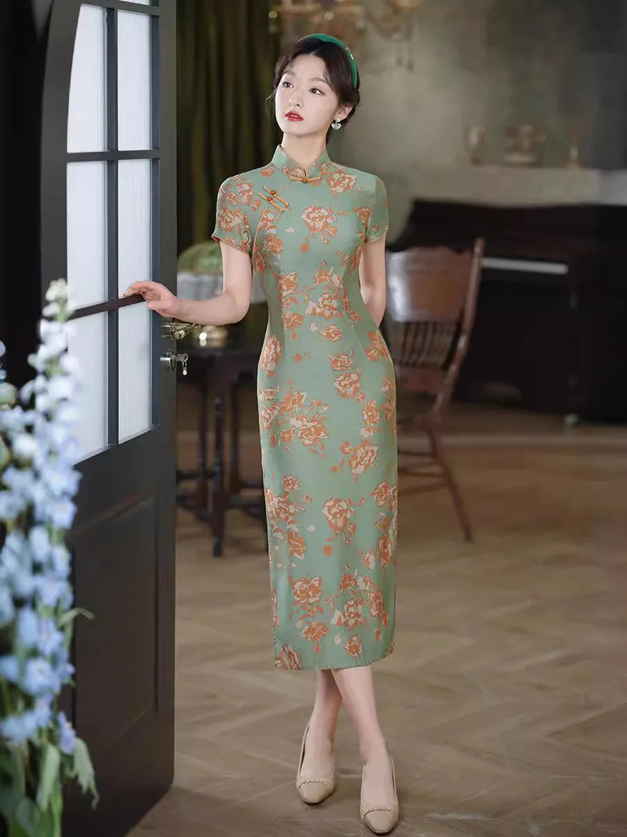 Letnia sukienka Qipao 2024