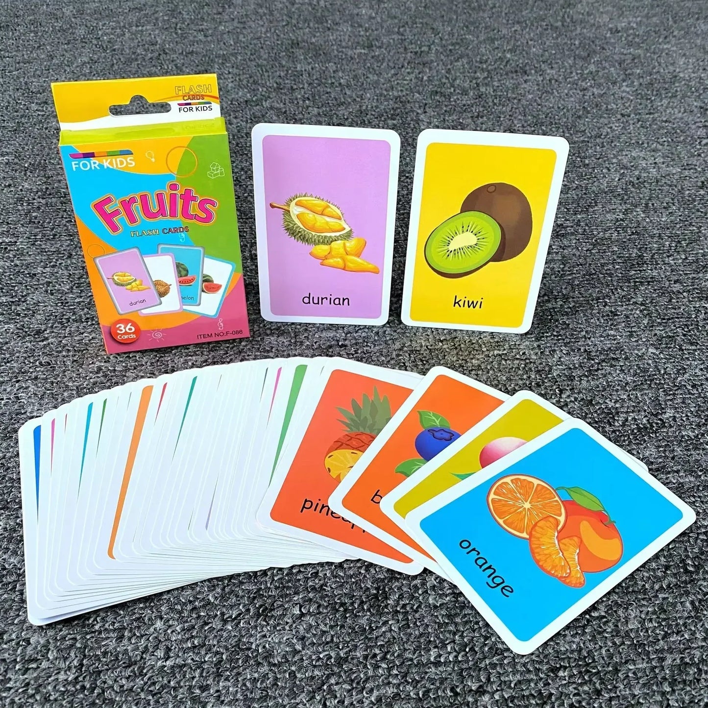 Karty edukacyjne dla dzieci 36 szt.