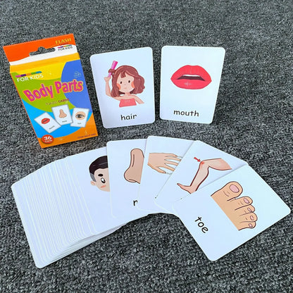 Karty edukacyjne dla dzieci 36 szt.
