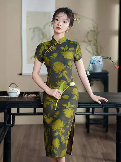 Letnia sukienka Qipao 2024